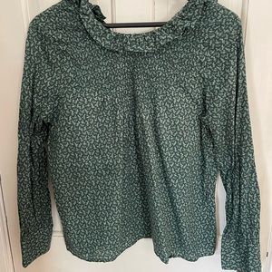 VGUC Shop Doen Plum Top in Evergreen Winter Ditsy size M